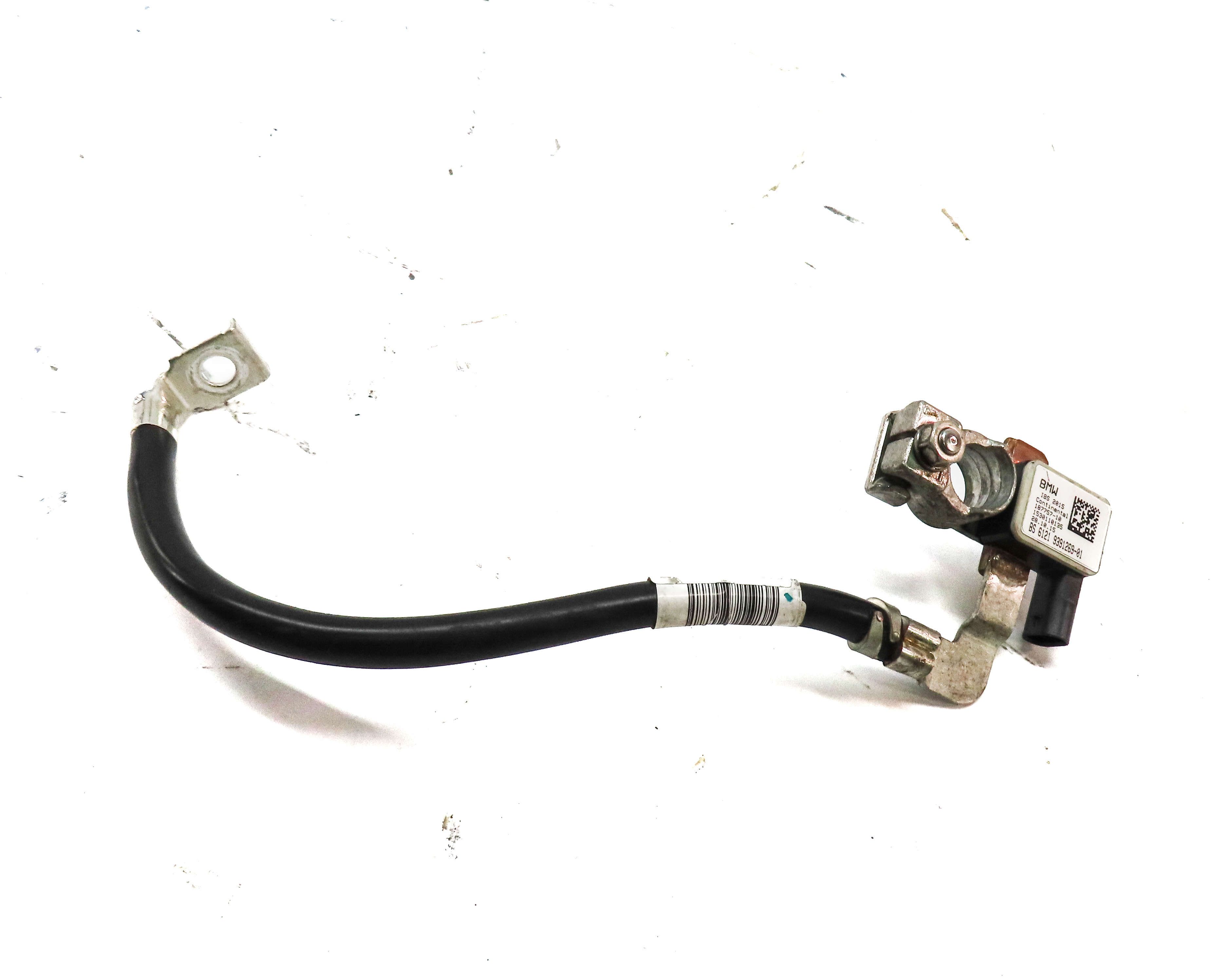 2016 BMW 750i (G11) NEGATIVE BATTERY CABLE w/ INTELLIGENT BATTERY IBS MODULE — exact item pictured